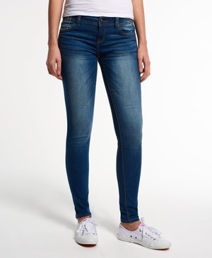 Superdry Cassie Skinny Női Farmer Kék | UYXPM8239